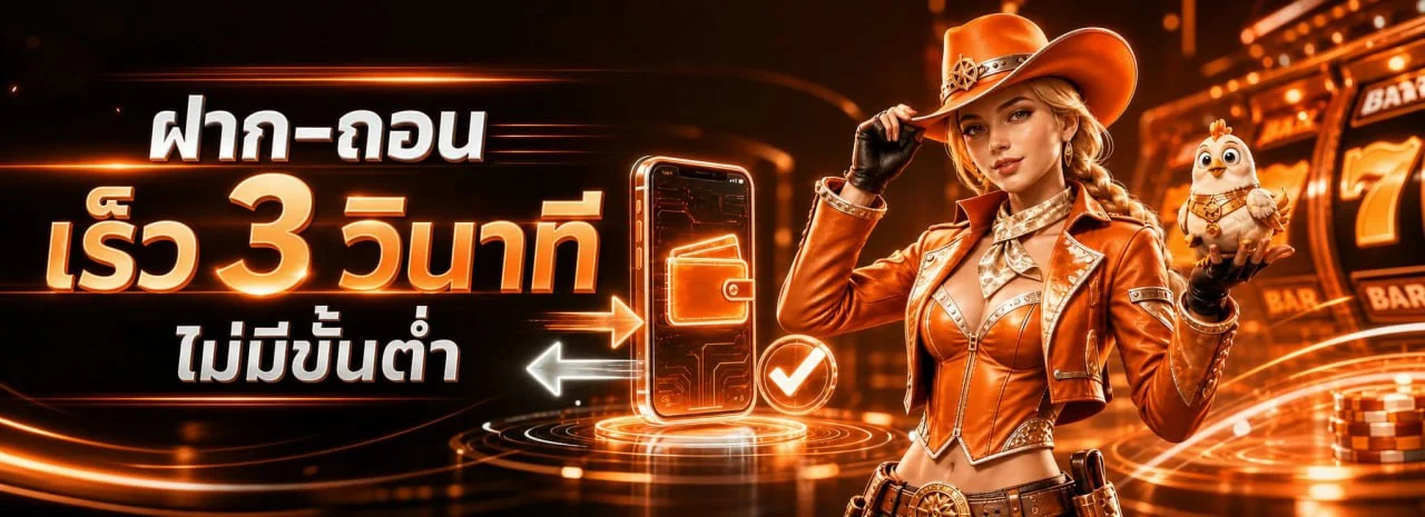 ระบบฝากถอนออโต้ FORTUNE9 รวดเร็วตลอด 24 ชั่วโมง